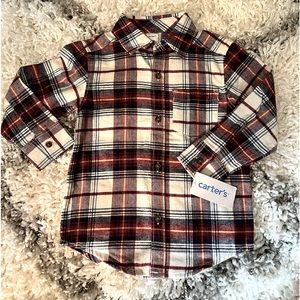 Boys long sleeve flannel